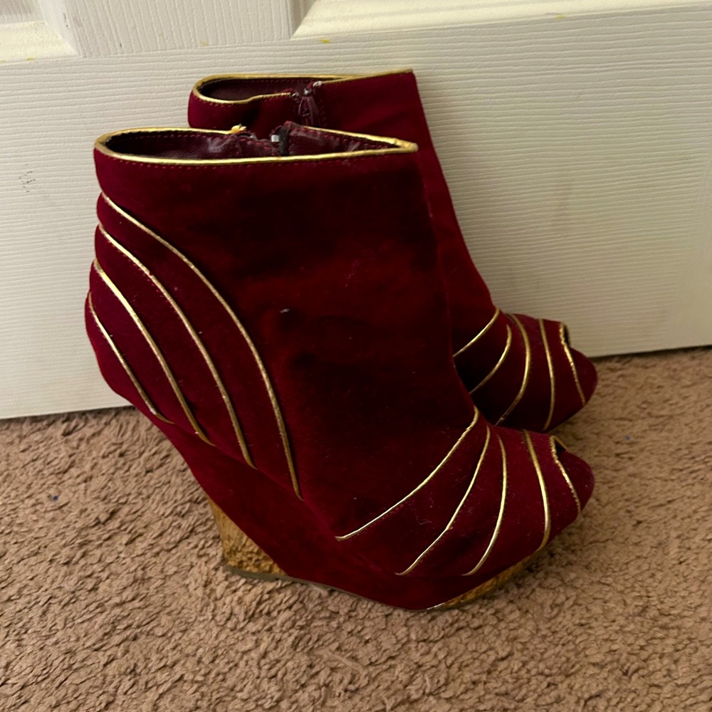 Wedged heels